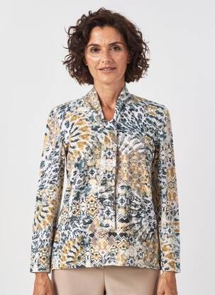 Pull coupe cintrée manches longues jaune GEVANA femme