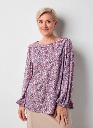 T-shirt manches longues manches longues rose GEVANA femme
