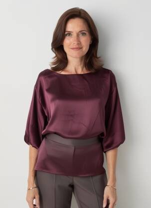 Top manches longues manches longues violet GEVANA femme