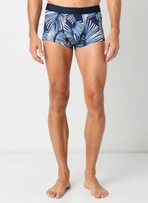 Boxer imprimé fantaisie bleu HOM homme