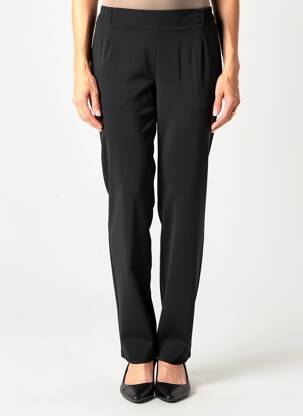 Pantalon slim taille élastique taille normale noir GEVANA femme