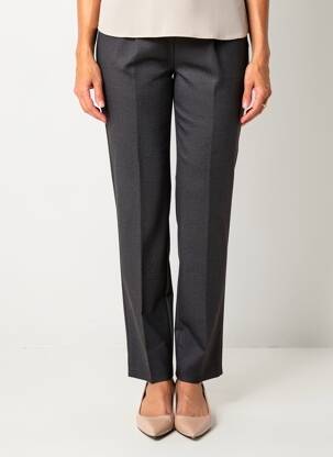Pantalon slim taille élastique taille normale gris GEVANA femme