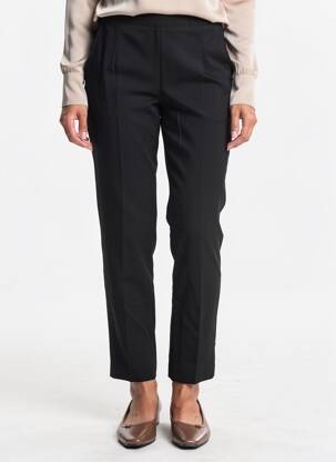 Pantalon slim taille élastique taille normale noir GEVANA femme