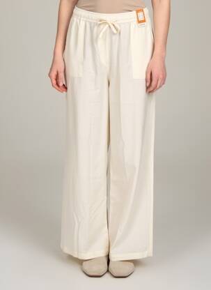 Pantalon large coupe fluide taille basse beige REGATTA femme