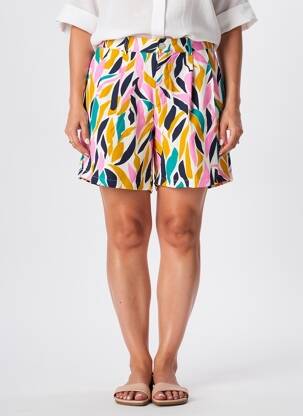 Short taille à pinces taille normale rose SUN VALLEY femme
