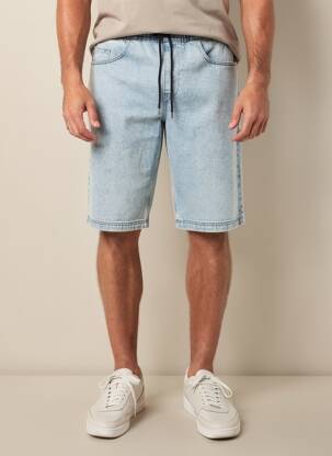 Bermuda tissage denim taille normale bleu VOLCOM homme