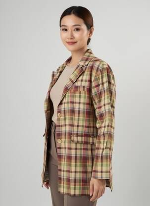 Blazer manches longues marron HOD femme