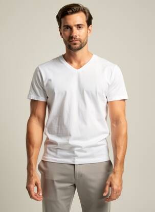 T-shirt coupe cintrée manches courtes noir EMINENCE homme