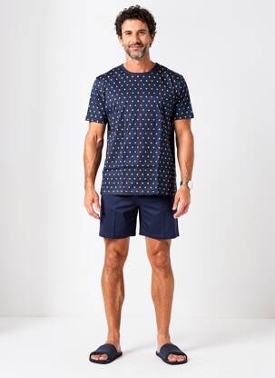 Pyjashort stretch bleu HOM homme