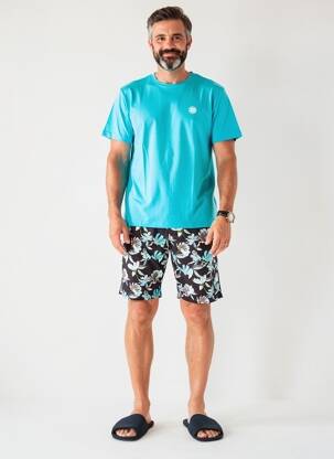Pyjashort stretch bleu HOM homme