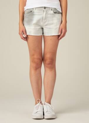 Short fermeture zippée sous rabat boutonné taille normale gris VON DUTCH femme