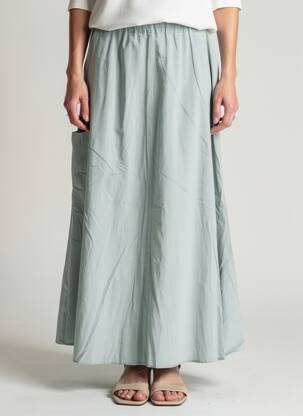 Jupe longue taille normale bleu ANDAM femme