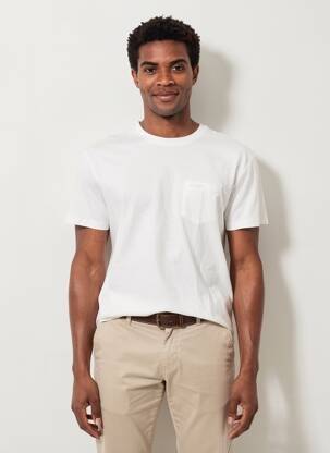 T-shirt stretch manches courtes beige MISE AU GREEN homme