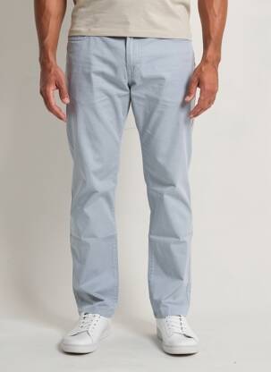 Pantalon droit stretch taille normale bleu PIERRE CARDIN homme