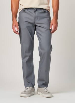 Pantalon droit stretch taille normale bleu PIERRE CARDIN homme