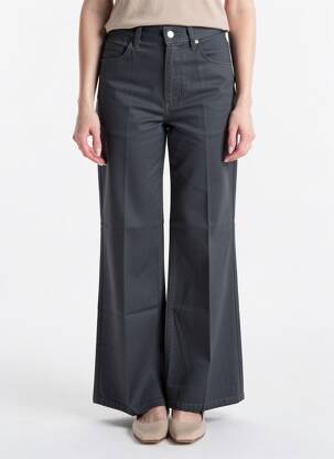 Pantalon large fermeture zippée sous rabat boutonné taille normale noir LEVI'S femme