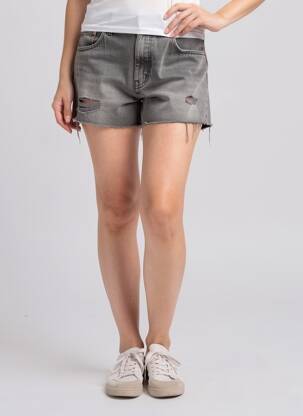 Short tissage denim taille normale gris LEVI'S femme