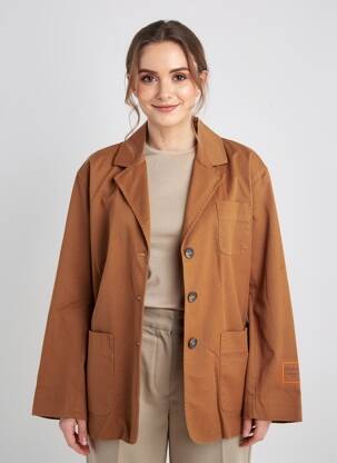 Blazer poches marron JOHANNA PARIS femme