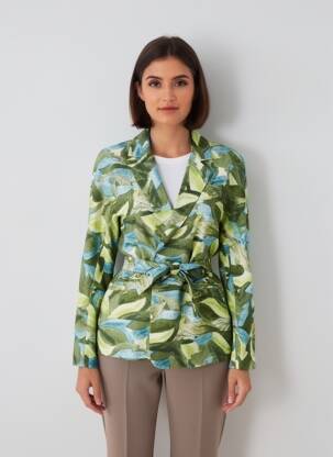 Blazer poches vert SEE U SOON femme