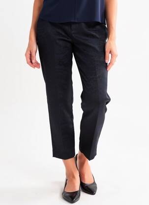 Pantalon 7/8 taille haute taille haute bleu SCOTCH & SODA femme