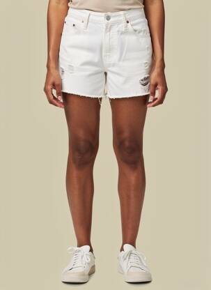 Short tissage denim taille normale beige LEVI'S femme