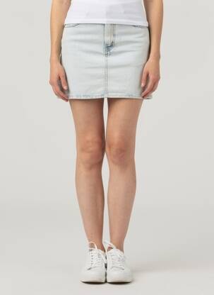 Jupe courte poches bleu clair LEVI'S femme
