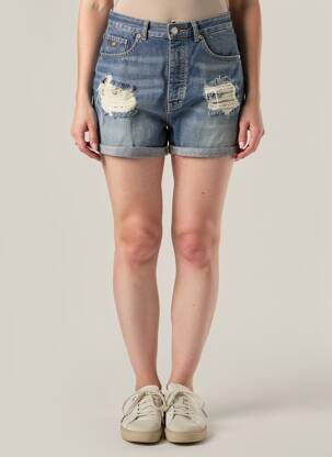 Short tissage denim taille haute bleu SCOTCH & SODA femme