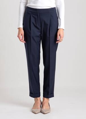 Pantalon slim taille élastique taille normale bleu TOMMY HILFIGER femme