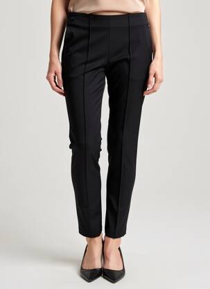 Pantalon slim stretch taille normale noir LACOSTE femme