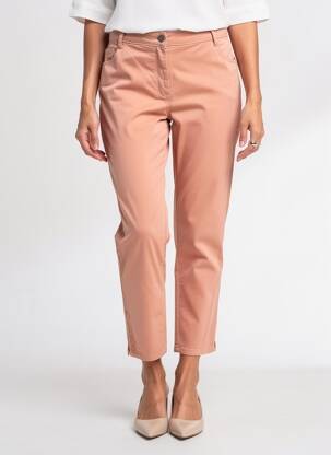 Pantalon 7/8 stretch taille normale rose FUEGO WOMAN femme