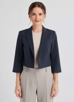 Blazer coupe cintrée bleu BETTY BARCLAY femme