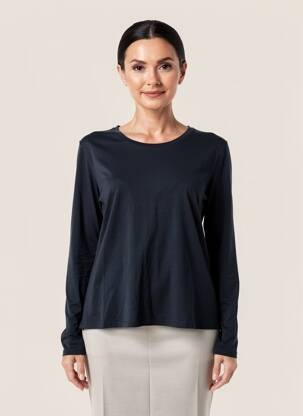 T-shirt manches longues manches longues bleu ANONYM APPAREL femme