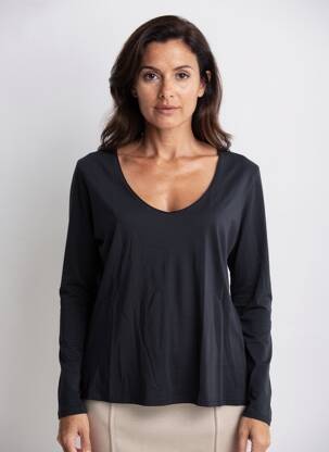 T-shirt manches longues manches longues bleu ANONYM APPAREL femme