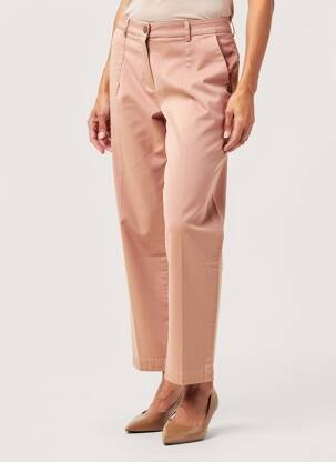 Pantalon droit taille normale taille normale rose PAKO LITTO femme