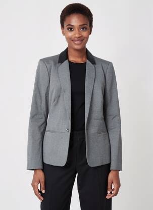 Blazer poches gris ONE STEP femme
