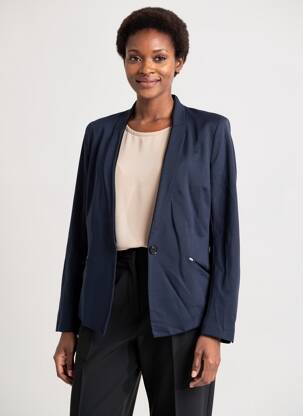 Blazer poches bleu ONE STEP femme