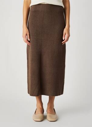 Jupe longue taille normale vert LAURE + MAX femme