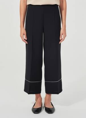 Pantalon 7/8 taille élastique taille normale noir DIANA GALLESI femme