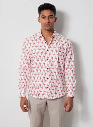 Chemise manches longues poches rouge SINOE BY BAMBOO'S homme