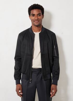 Blouson poches noir JACKETS INDUSTRY homme