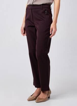 Pantalon slim taille élastique taille normale violet GARDEUR femme