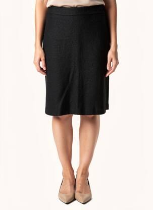 Jupe mi-longue coupe droite noir BETTY BARCLAY femme