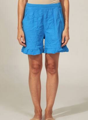 Short taille élastique taille haute bleu L'ESSENTIEL femme