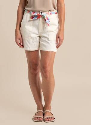 Short tissage denim taille normale blanc JDY femme