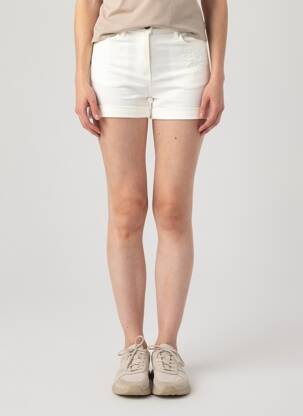 Short finition revers taille basse blanc VILA femme