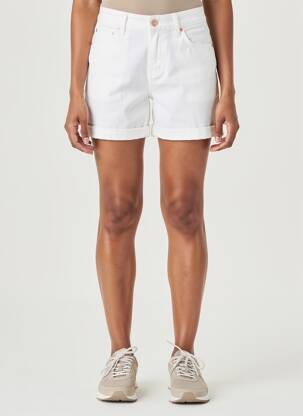 Short tissage denim taille normale blanc TIFFOSI femme