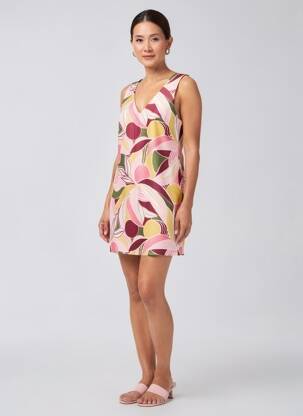 Robe courte sans manche sans manche rose MOLLY BRACKEN femme