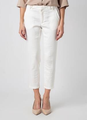 Pantalon 7/8 tissage popeline taille normale beige SALSA femme