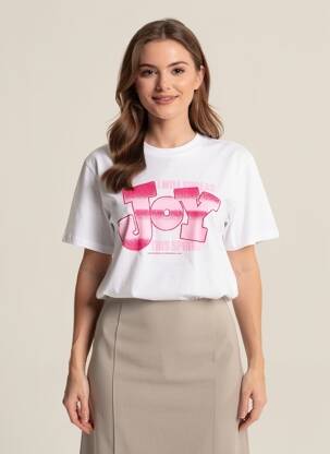 T-shirt coupe droite manches courtes blanc GANNI femme