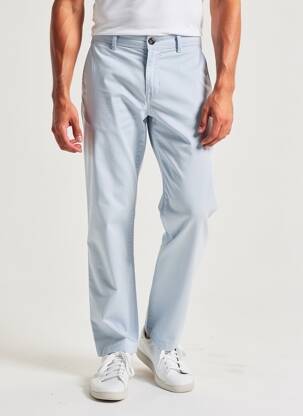 Pantalon chino tissage popeline taille normale bleu SCOTCH & SODA homme